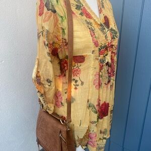 Floral Yellow Blouse